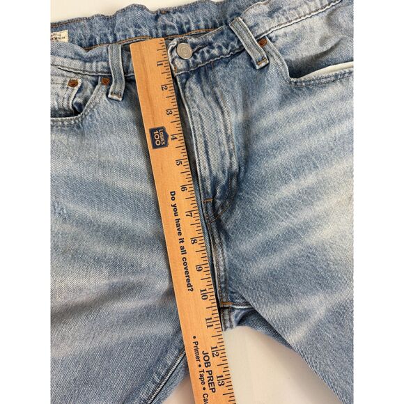 Levi's Premium Men's Hi-Ball Jeans Ripped & Distressed Light Wash Size 36 - Picture 8 of 11